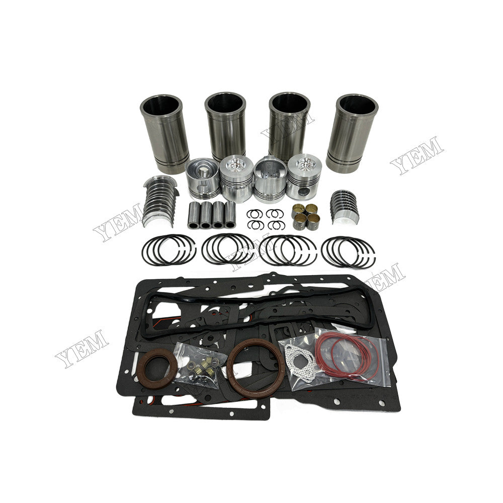 YEM Parts 4 pcs Overhaul Rebuild Kit With Gasket Set Bearing for Weichai ZH4100D Engine For Weichai