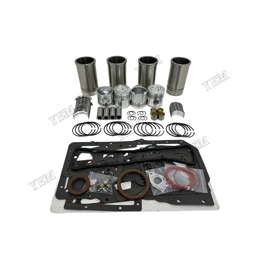 YEM Parts 4 pcs Overhaul Rebuild Kit With Gasket Set Bearing for Weichai ZH4100D Engine For Weichai