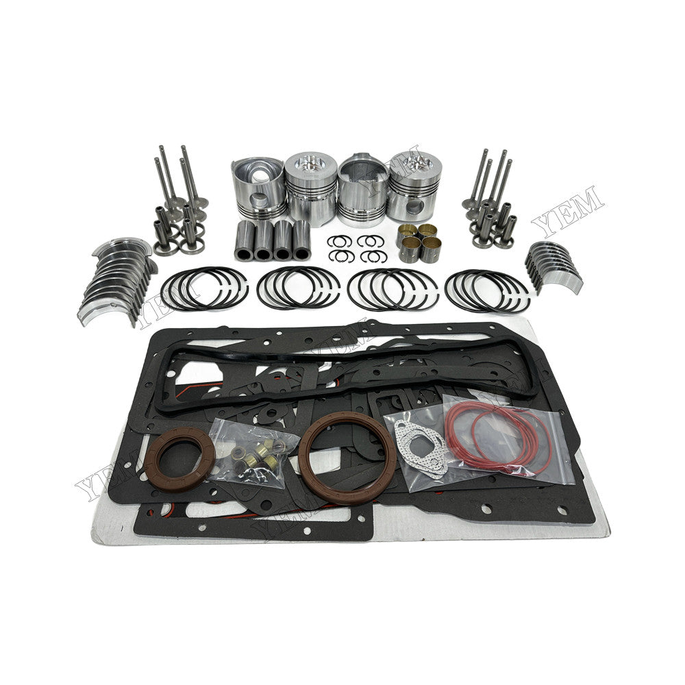 YEM Parts 4 pcs Overhaul Rebuild Kit Gasket Bearings Valve for Weichai ZH4100D Engine