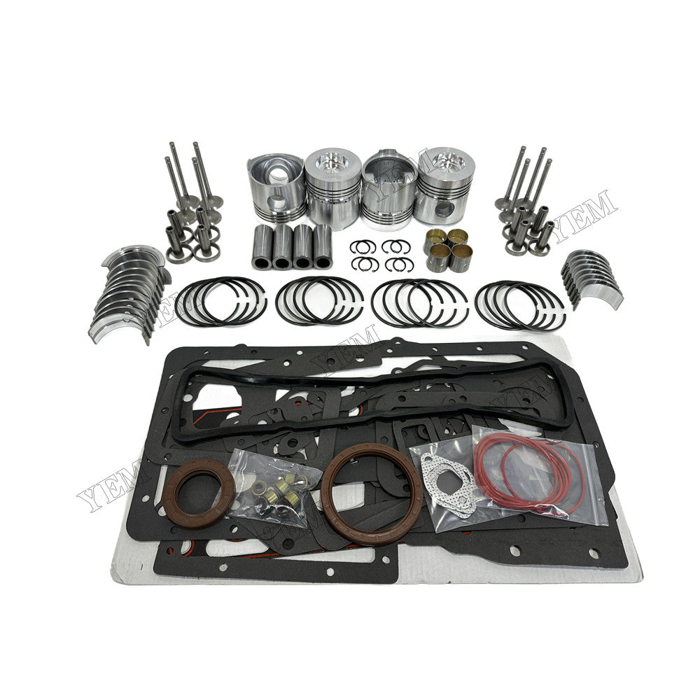 YEM Parts 4 pcs Overhaul Rebuild Kit Gasket Bearings Valve for Weichai ZH4100D Engine For Weichai