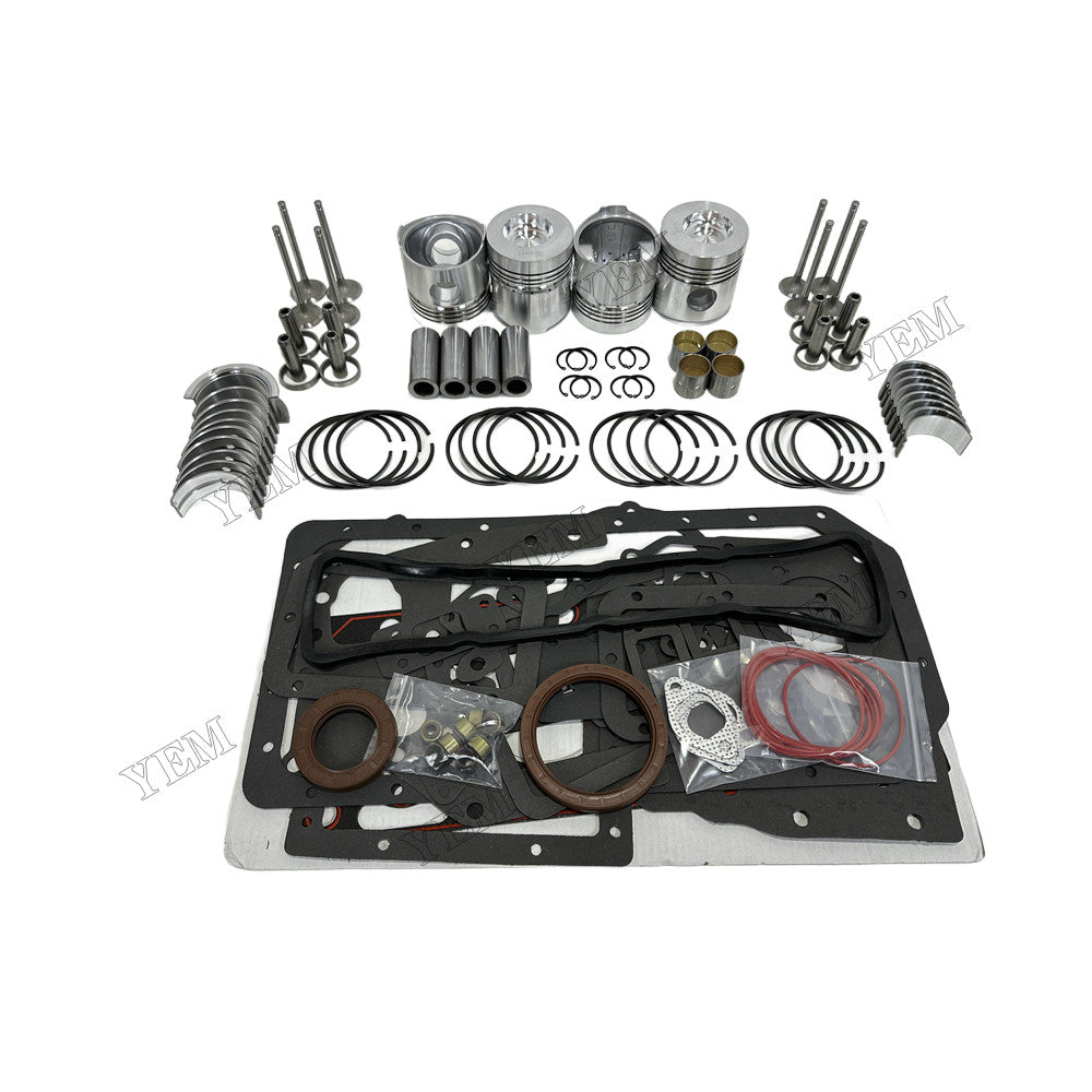 YEM Parts 4 pcs Overhaul Rebuild Kit Gasket Bearings Valve for Weichai ZH4100D Engine For Weichai