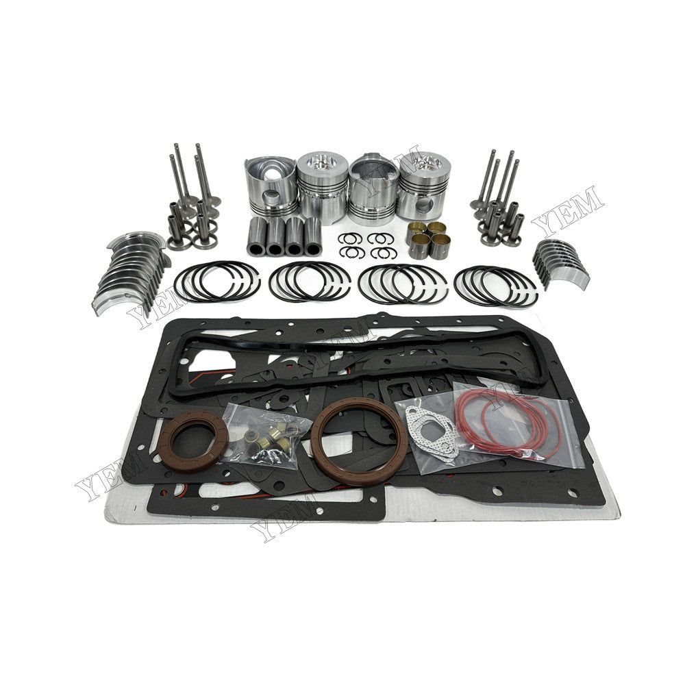 YEM Parts 4 pcs Overhaul Rebuild Kit Gasket Bearings Valve for Weichai ZH4100D Engine For Weichai