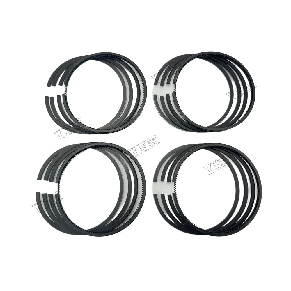 YEM Parts 4 pcs Piston Rings Set STD for Weichai ZH4100D Engine For Weichai
