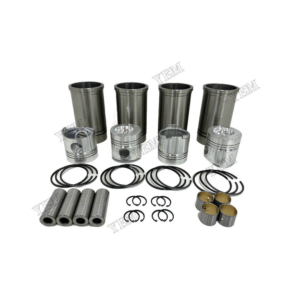 YEM Parts 4 pcs Cylinder Liner Kit for Weichai ZH4102Y4-1 Engine For Weichai