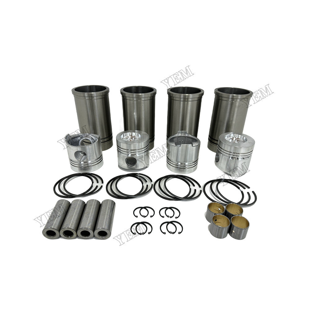 YEM Parts 4 pcs Cylinder Liner Kit for Weichai ZH4102Y4-1 Engine For Weichai