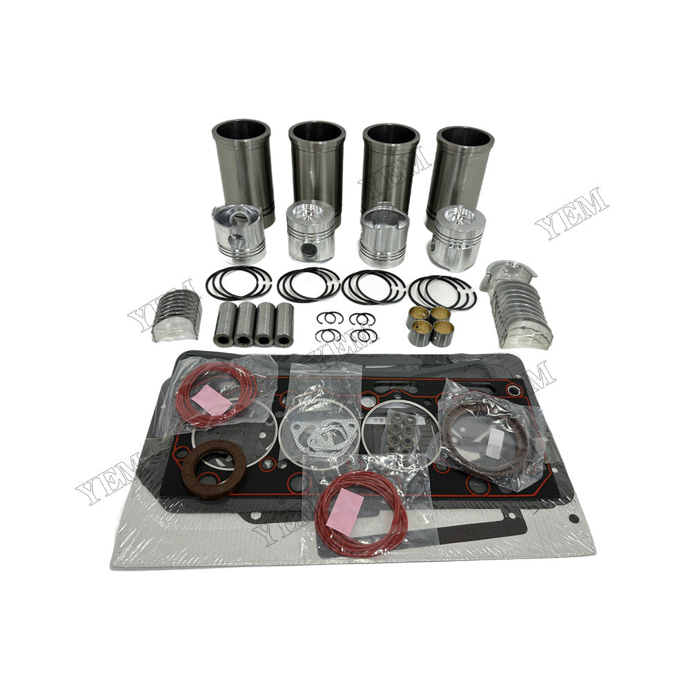 YEM Parts 4 pcs Overhaul Rebuild Kit With Gasket Set Bearing for Weichai ZH4102Y4-1 Engine