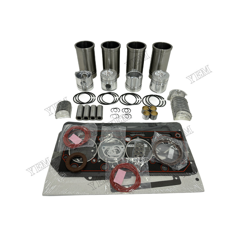 YEM Parts 4 pcs Overhaul Rebuild Kit With Gasket Set Bearing for Weichai ZH4102Y4-1 Engine For Weichai