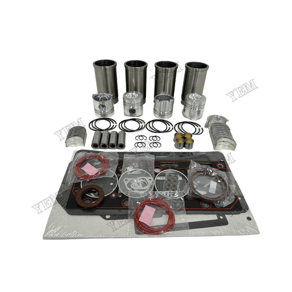 YEM Parts 4 pcs Overhaul Rebuild Kit With Gasket Set Bearing for Weichai ZH4102Y4-1 Engine For Weichai
