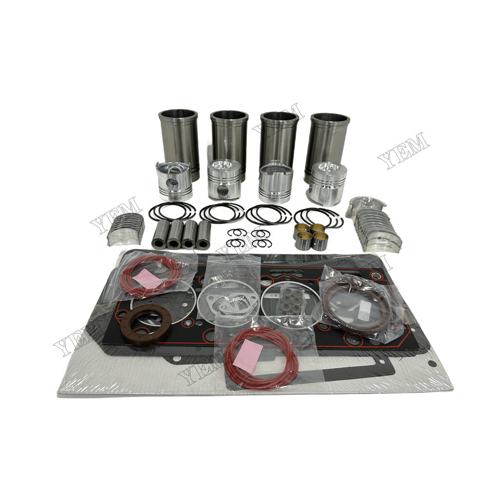 YEM Parts 4 pcs Overhaul Rebuild Kit With Gasket Set Bearing for Weichai ZH4102Y4-1 Engine For Weichai