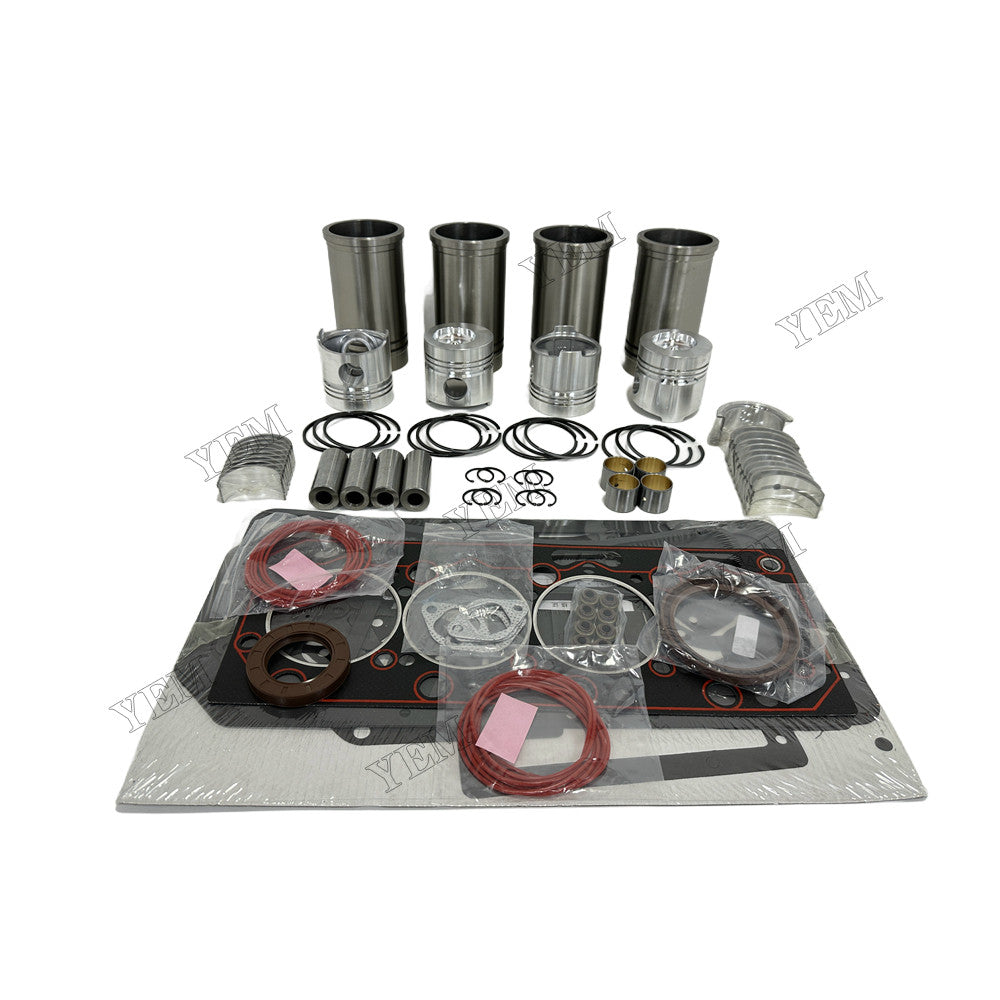 YEM Parts 4 pcs Overhaul Rebuild Kit With Gasket Set Bearing for Weichai ZH4102Y4-1 Engine For Weichai