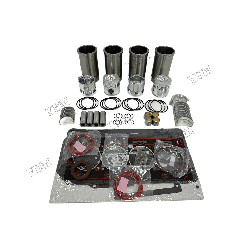 YEM Parts 4 pcs Overhaul Rebuild Kit With Gasket Set Bearing for Weichai ZH4102Y4-1 Engine For Weichai