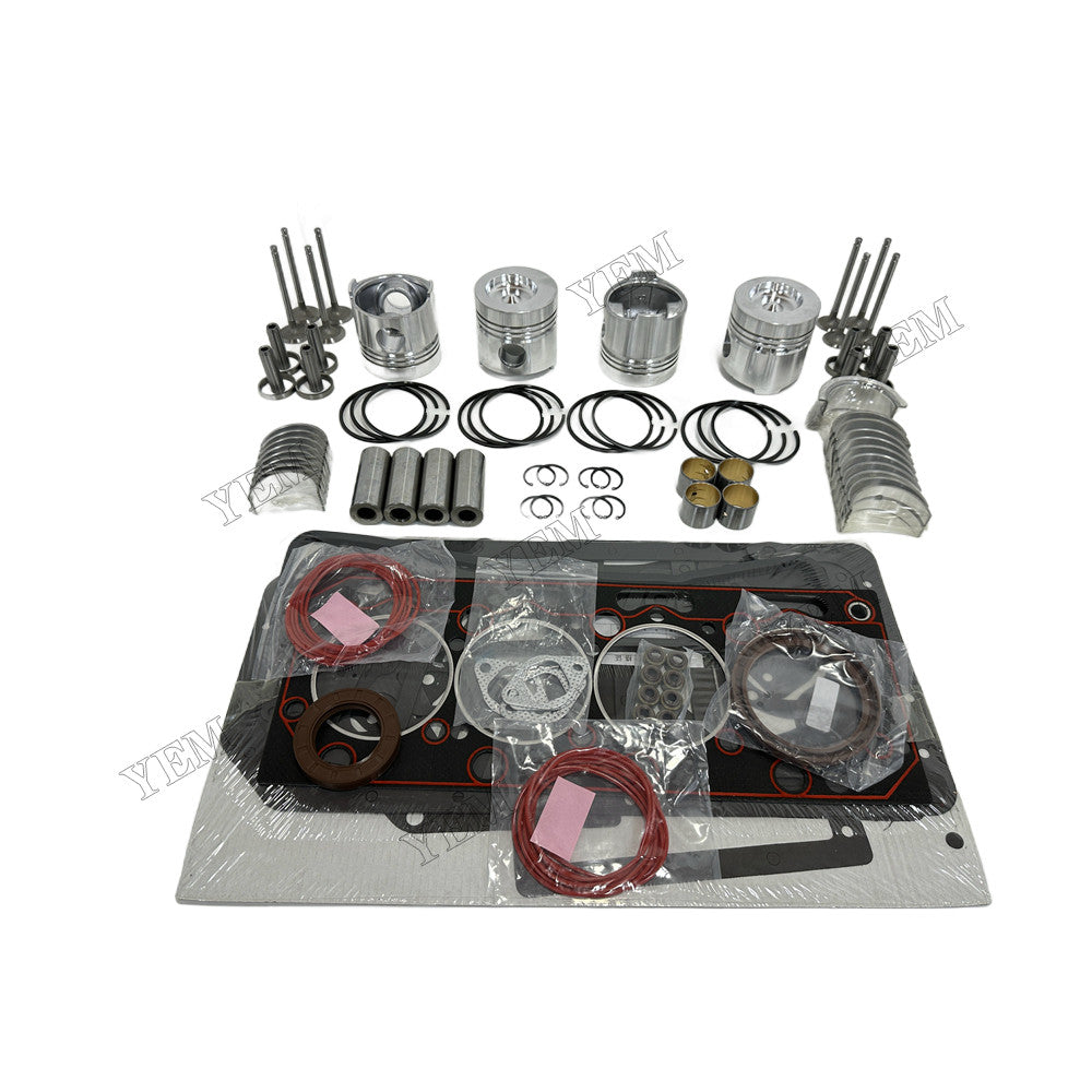 YEM Parts 4 pcs Overhaul Rebuild Kit Gasket Bearings Valve for Weichai ZH4102Y4-1 Engine For Weichai