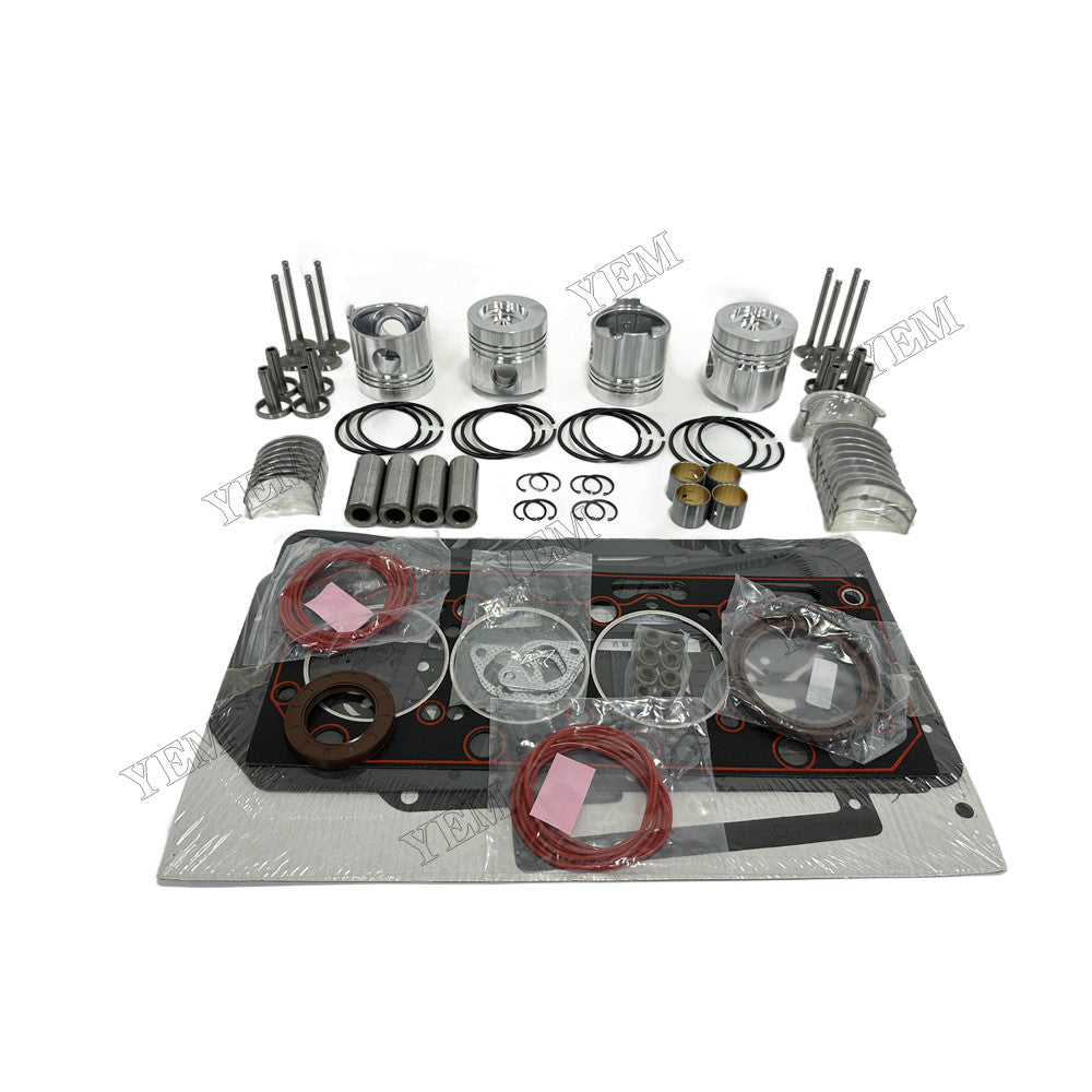YEM Parts 4 pcs Overhaul Rebuild Kit Gasket Bearings Valve for Weichai ZH4102Y4-1 Engine For Weichai