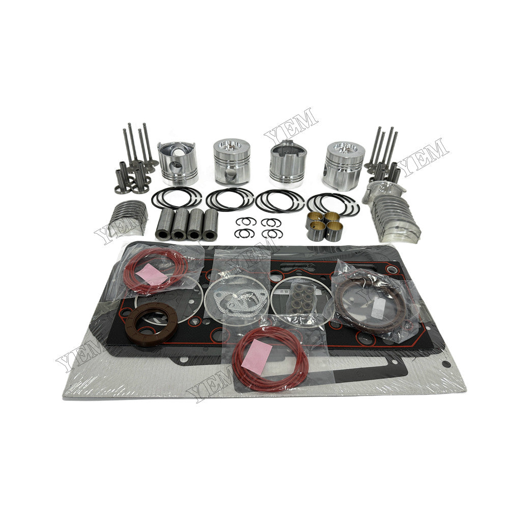YEM Parts 4 pcs Overhaul Rebuild Kit Gasket Bearings Valve for Weichai ZH4102Y4-1 Engine For Weichai