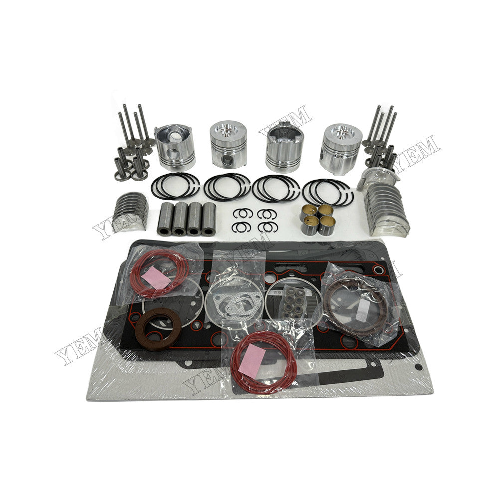 YEM Parts 4 pcs Overhaul Rebuild Kit Gasket Bearings Valve for Weichai ZH4102Y4-1 Engine For Weichai