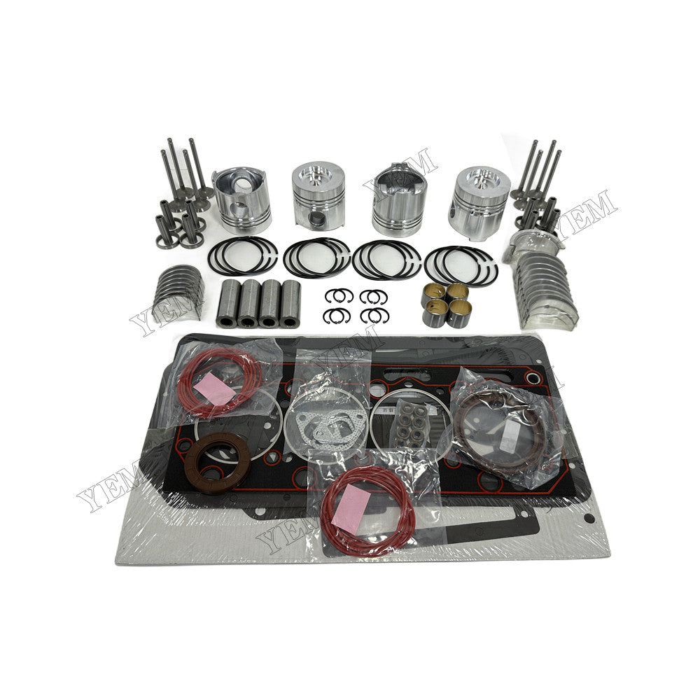 YEM Parts 4 pcs Overhaul Rebuild Kit Gasket Bearings Valve for Weichai ZH4102Y4-1 Engine For Weichai
