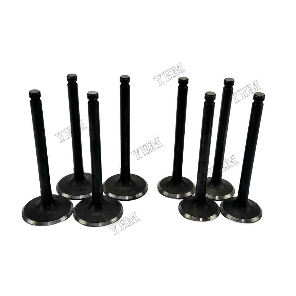 YEM Parts 4 pcs Intake and Exhaust Valve for Mazda HA Engine