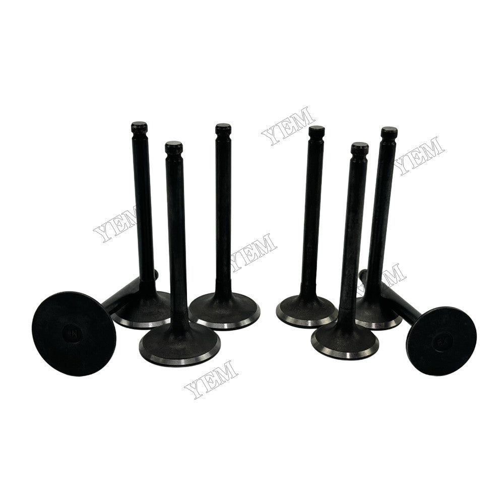 YEM Parts 4 pcs Intake and Exhaust Valve for Mazda HA Engine For Mazda