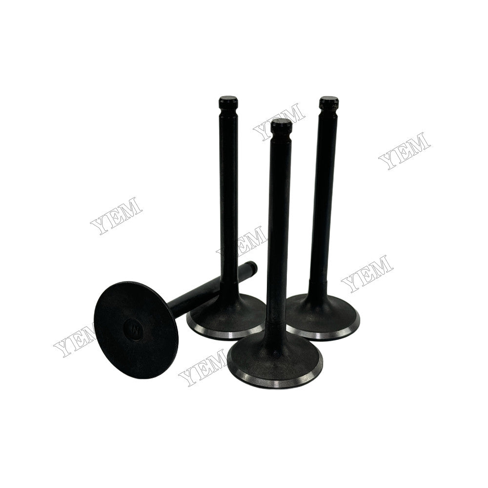 YEM Parts 4 pcs Intake and Exhaust Valve for Mazda HA Engine For Mazda