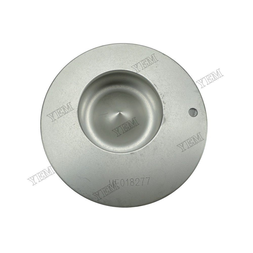 YEM Parts 4 pcs Piston with Pin and Circlips STD ME018277 for Mitsubishi 4D32, 4D34 Engine For Mitsubishi