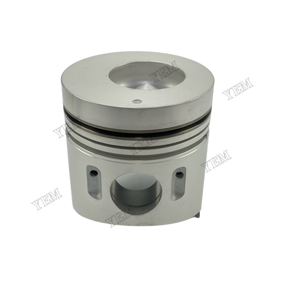 YEM Parts 4 pcs Piston with Pin and Circlips STD ME018277 for Mitsubishi 4D32, 4D34 Engine For Mitsubishi