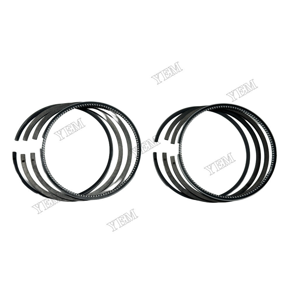 YEM Parts 2 pcs Piston Rings Set STD for Mitsubishi KE130 Engine