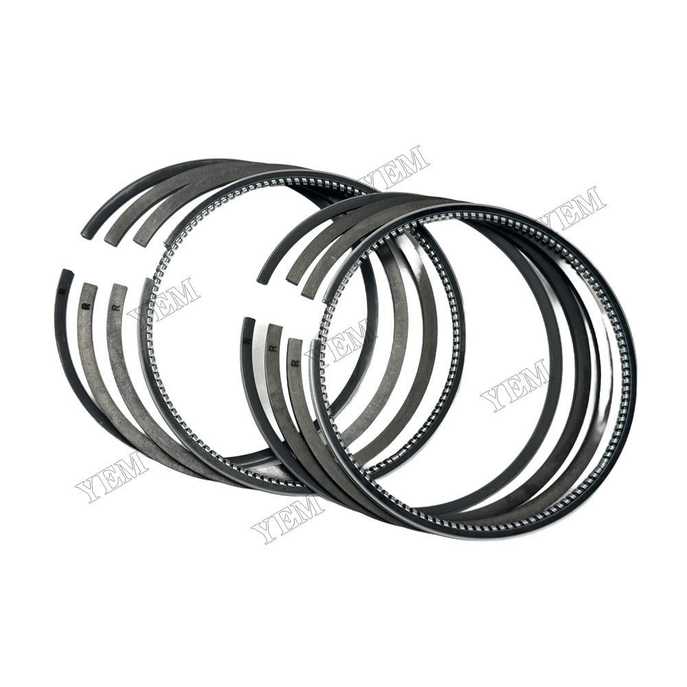 YEM Parts 2 pcs Piston Rings Set STD for Mitsubishi KE130 Engine For Mitsubishi