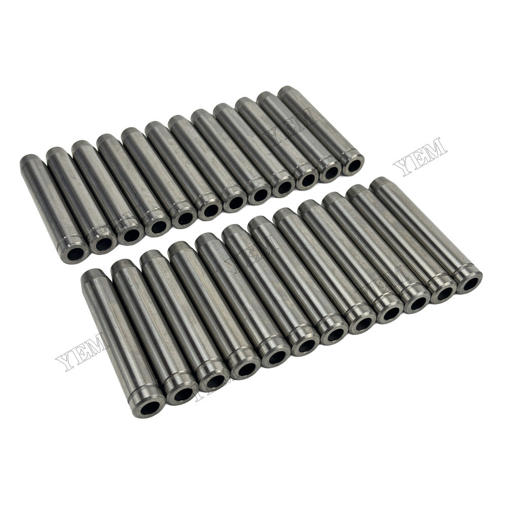 YEM Parts 12 pcs Valve Guide 37101-10600 for Mitsubishi S6R Engine For Mitsubishi