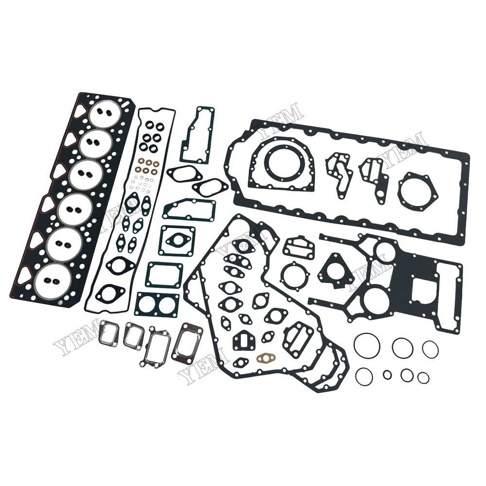 YEM Parts Full Gasket Kit U5LT0179+U5LB0153 for Perkins 1006-6 For Perkins