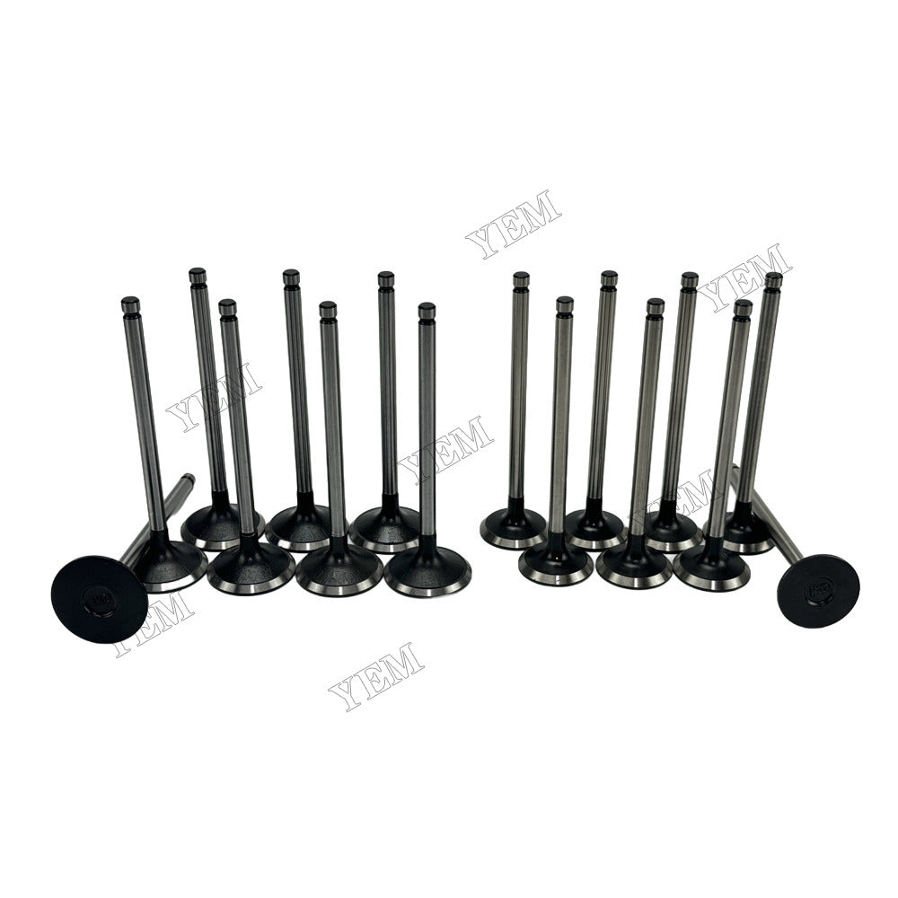 YEM Parts 4 pcs Intake and Exhaust Valve for Toyota 1KD Engine For Toyota