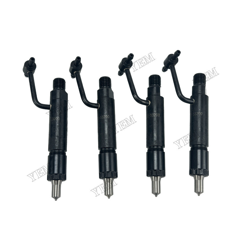 YEM Parts 4 pcs Injector 723900-53200 for Yanmar 4TNE106 Engine