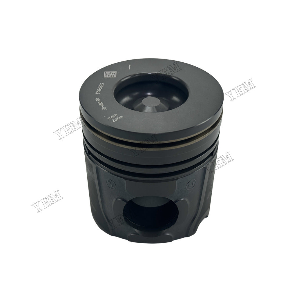 YEM Parts 4 pcs Piston with Pin and Circlips STD 5292943 for Cummins ISF3.8 Engine For Cummins
