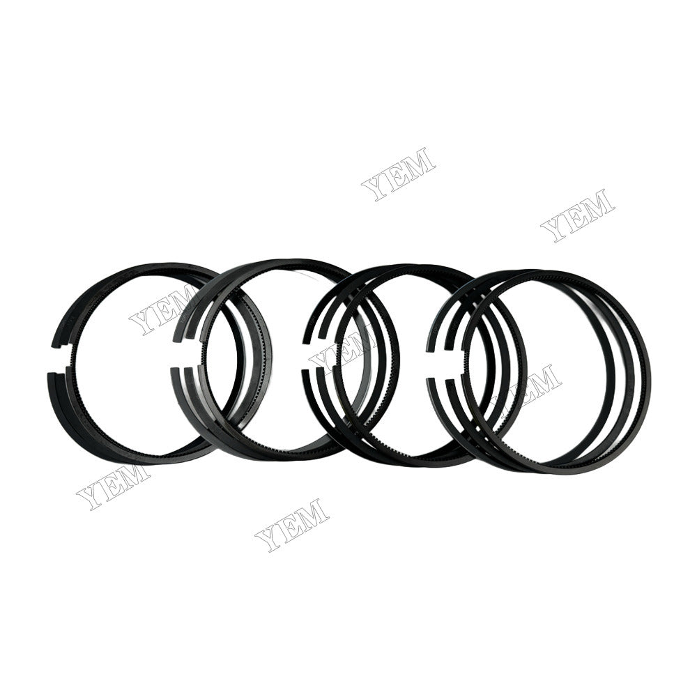 YEM Parts 4 pcs Piston Rings Set STD 4089258 for Cummins ISF3.8 Engine