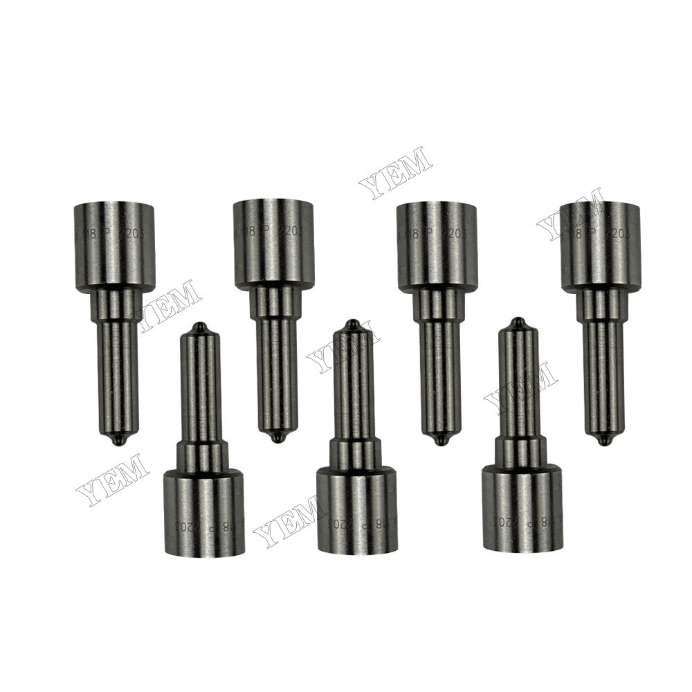 YEM Parts 6 pcs Injection Nozzle DLLA118P2203 0433172203 for Cummins QSL9 Engine
