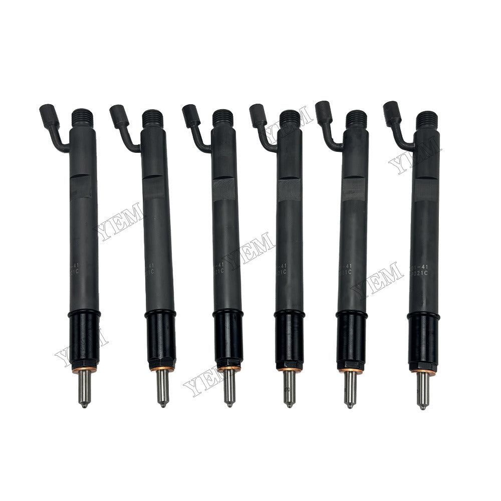 YEM Parts 6 pcs Injector D28-001-41 KBAL-P021C for SDEC 6C1280-2 Engine