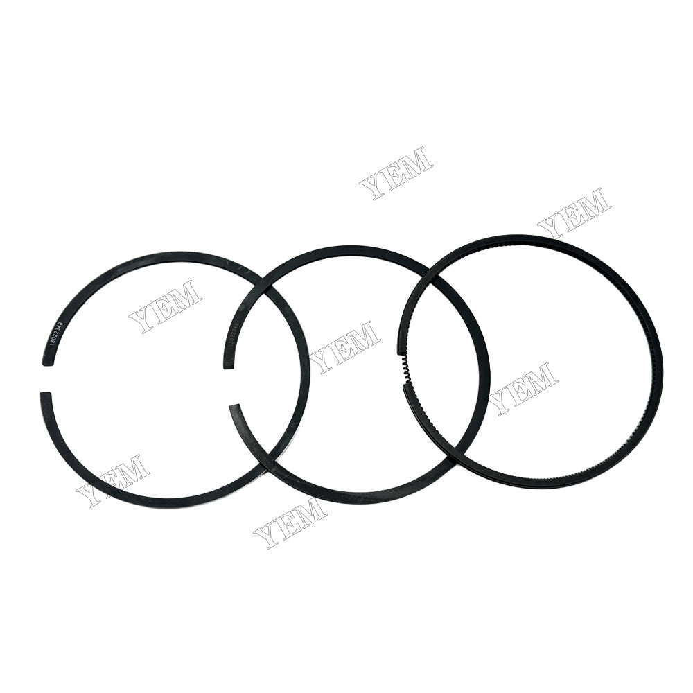 YEM Parts 4 pcs Piston Rings Set STD 13022348 13022349 for Weichai WP6G125E22 Engine For Weichai
