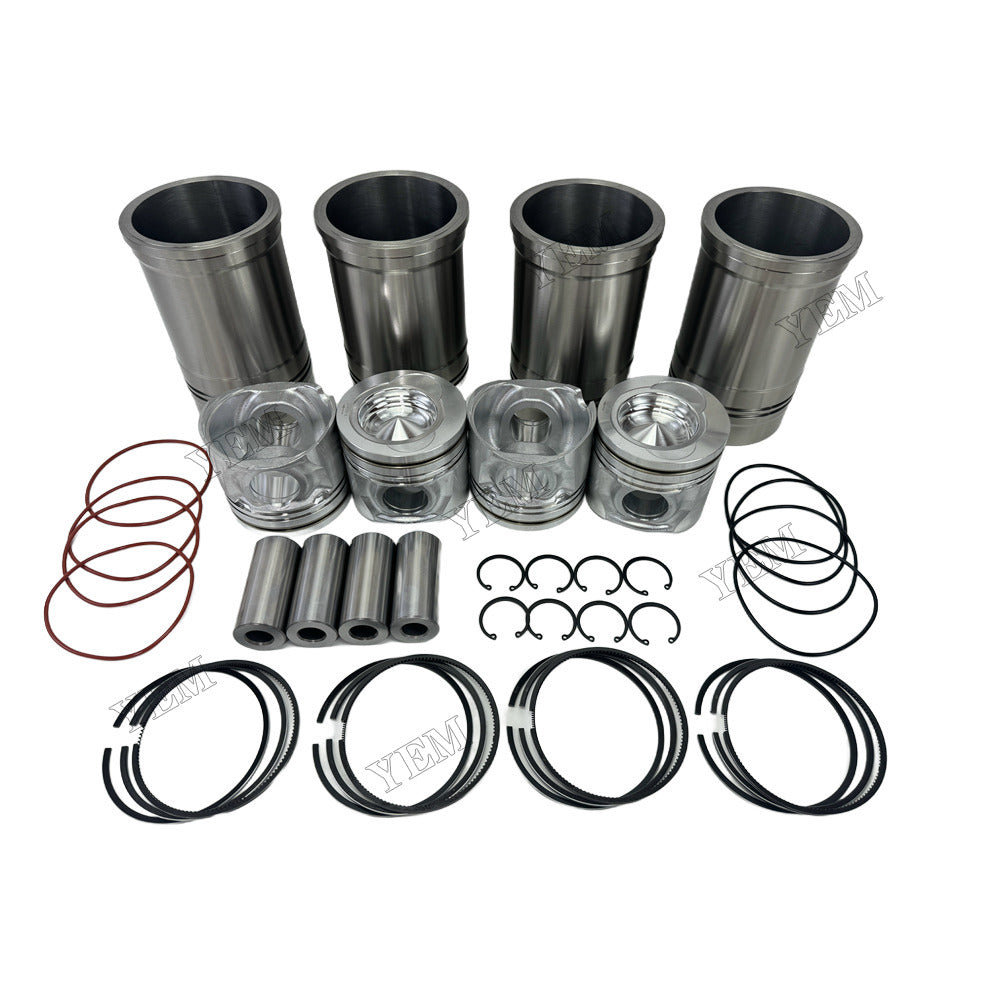 YEM Parts 4 pcs Cylinder Liner Kit for Yuchai YCD4M20T-98 Engine