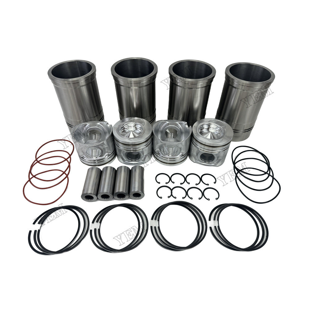 YEM Parts 4 pcs Cylinder Liner Kit for Yuchai YCD4M20T-98 Engine For Yuchai