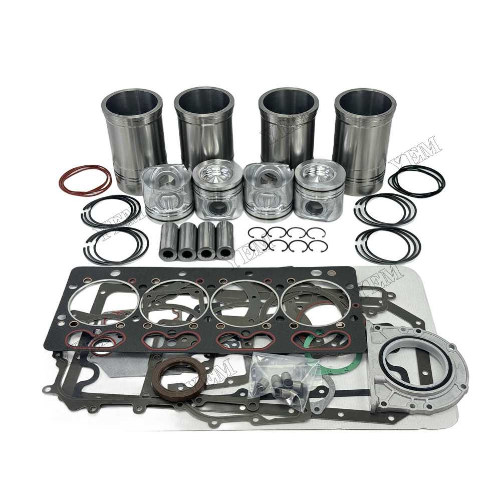 YEM Parts 4 pcs Overhaul Kit With Gasket Set for Yuchai YCD4M20T-98 Engine For Yuchai