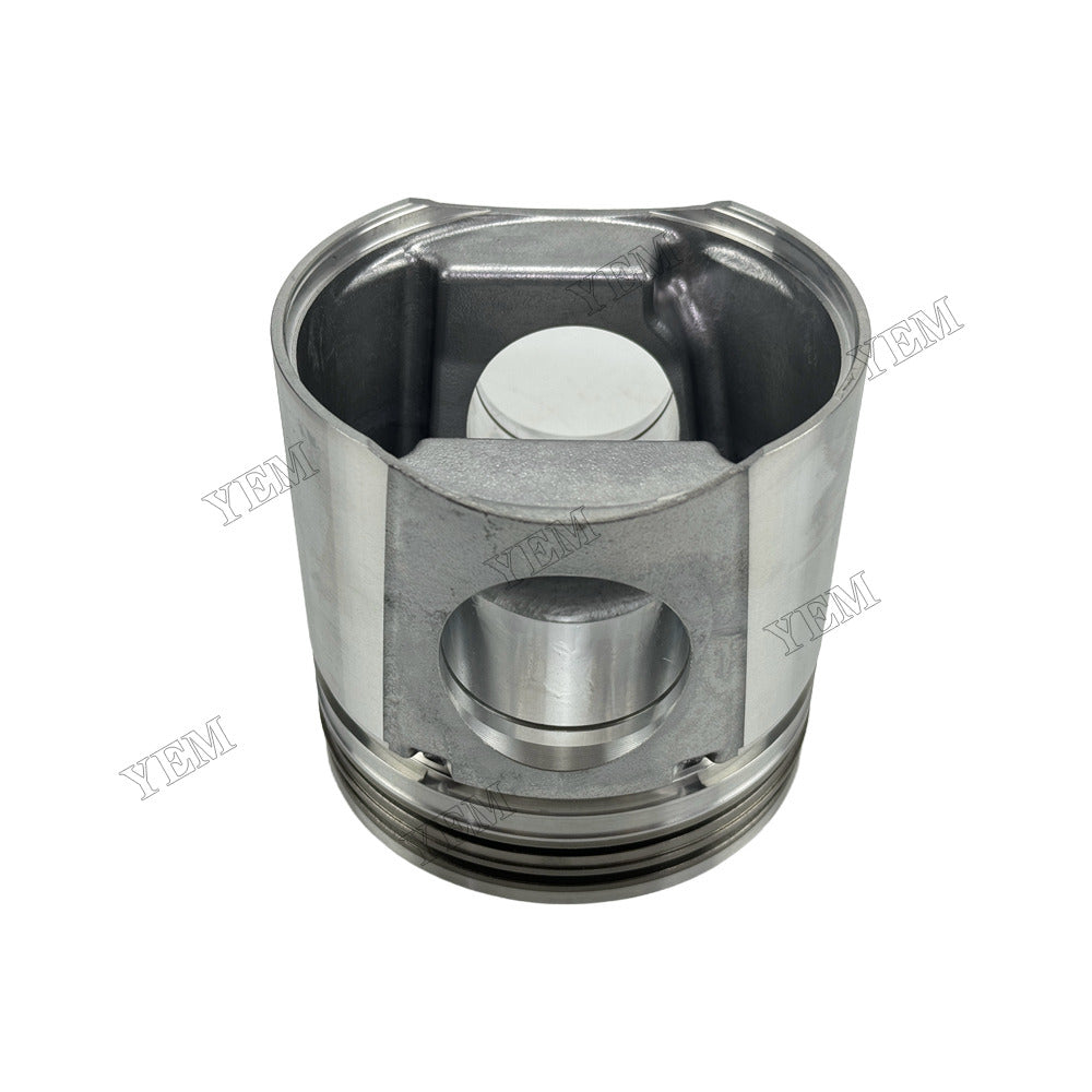 YEM Parts 6 pcs Piston with Pin and Circlips STD RE70689 for John Deere 6081 Engine For John Deere