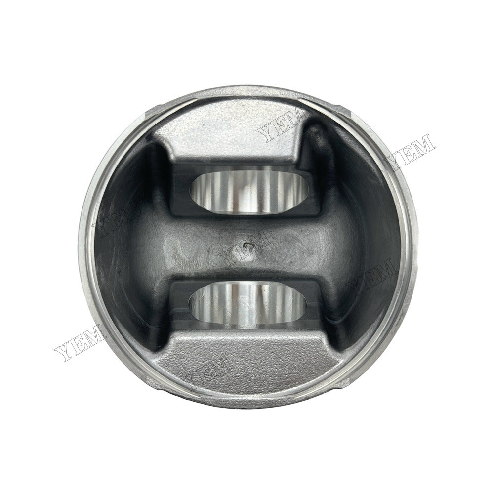 YEM Parts 6 pcs Piston with Pin and Circlips STD RE70689 for John Deere 6081 Engine For John Deere