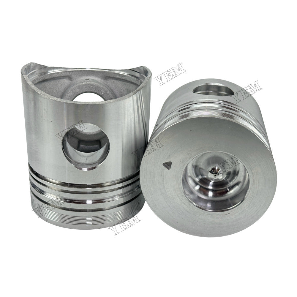 YEM Parts 4 pcs Piston with Pin and Circlips STD for Holland SNH4105 Engine For New Holland