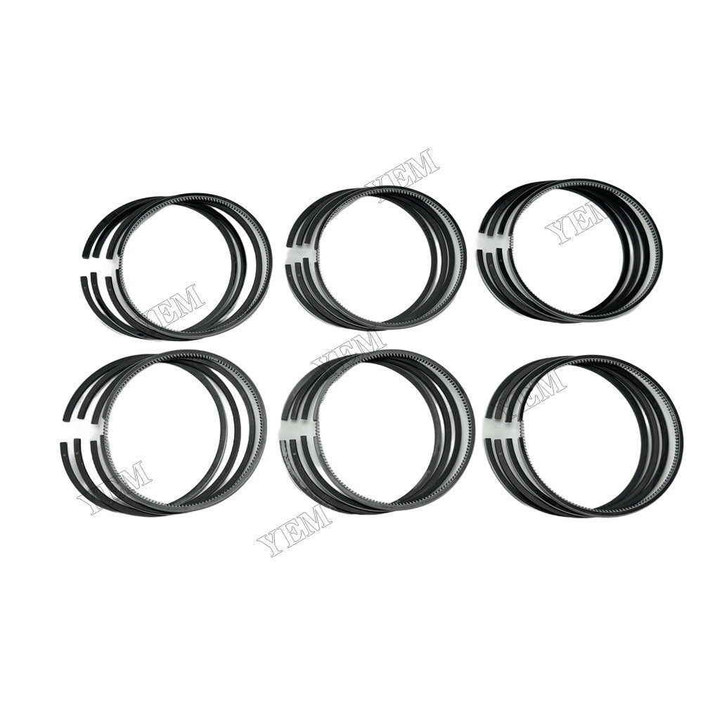 YEM Parts 6DB1 Piston Rings Set for Mitsubishi Mechanical Spare Parts For Mitsubishi