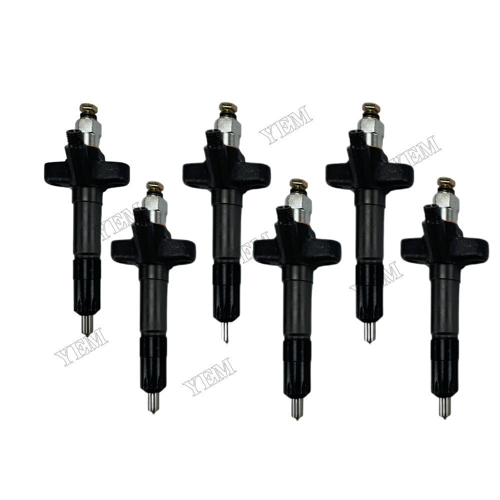YEM Parts 6D105-1 Injector 6136-12-3110 for Komatsu Mechanical Spare Parts For Komatsu