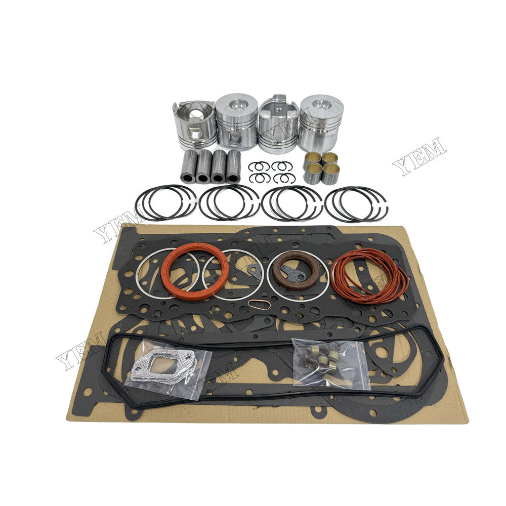 YEM Parts 4105T52 Piston & Ring Set, Gasket Kit for Dongfanghong Mechanical Spare Parts