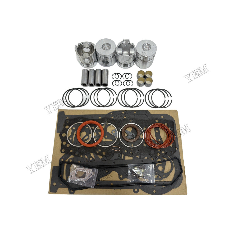 YEM Parts 4105T52 Piston & Ring Set, Gasket Kit for Dongfanghong Mechanical Spare Parts For Dongfanghong
