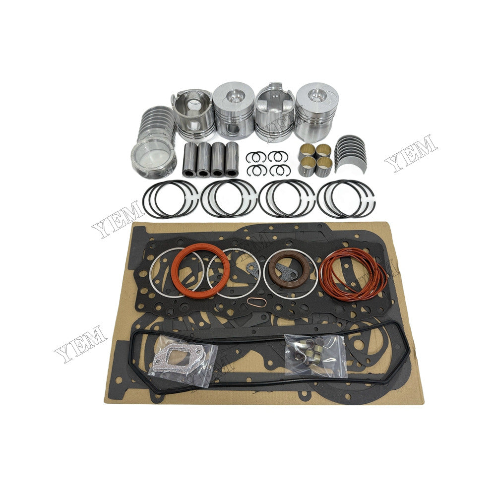 YEM Parts 4105T52 Piston Kit Gasket Kit, Main Conrod Bearings Set for Dongfanghong