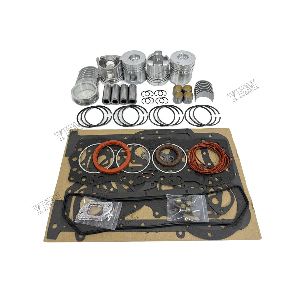 YEM Parts 4105T52 Piston Kit Gasket Kit, Main Conrod Bearings Set for Dongfanghong For Dongfanghong