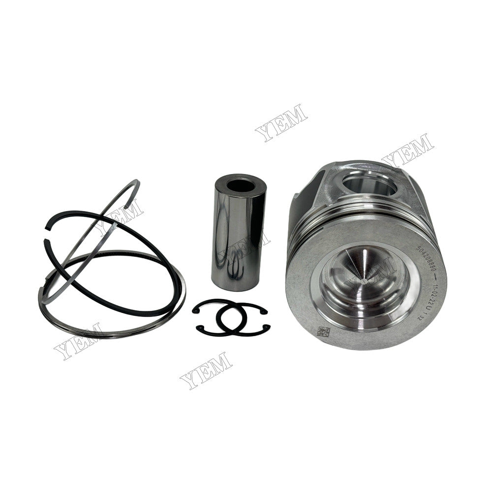 YEM Parts F4HF Piston With Rings 8094853 for Iveco Loader W130B W170B For IVECO