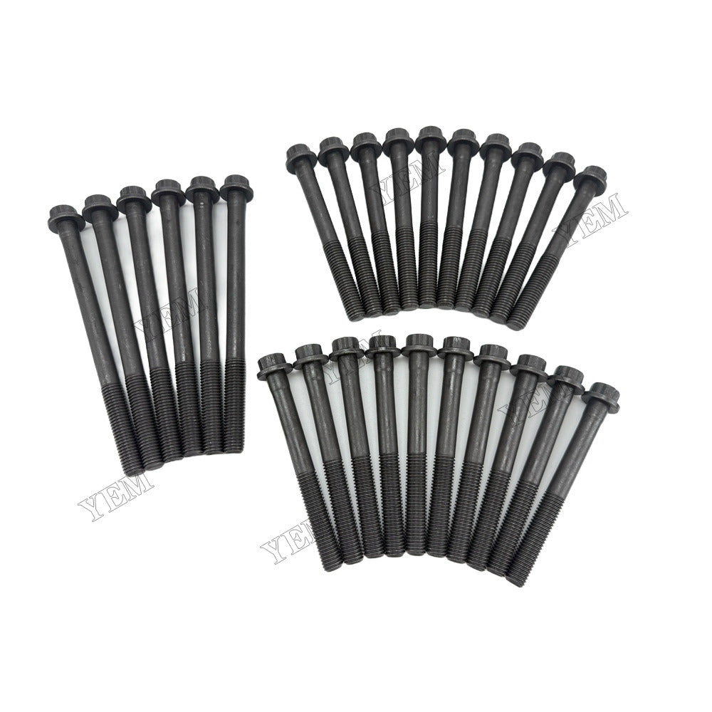 YEM Parts 6D15 Cylinder Head Bolt MH001625 MH001623 for Mitsubishi Mechanical Spare Parts